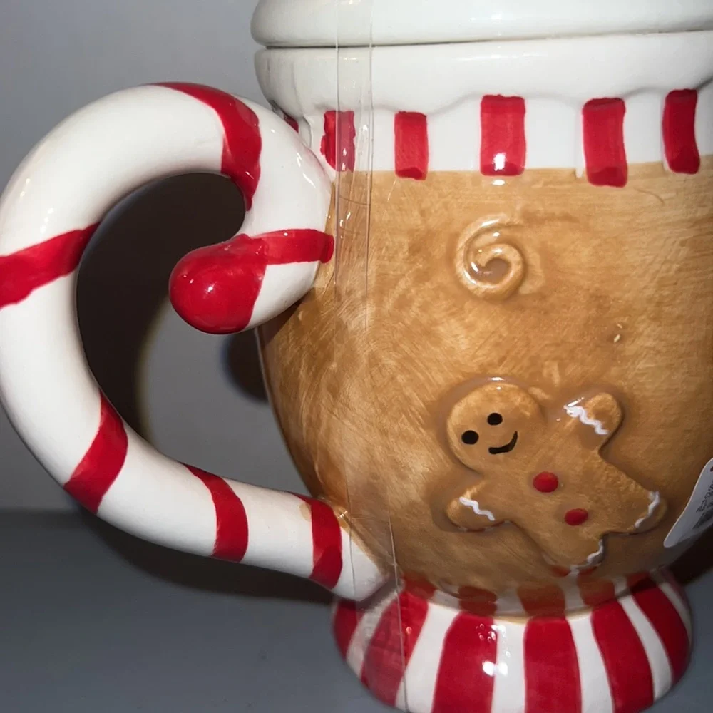 GINGERBREAD COFFEE  MUG WITH TOPPER - Picture 4 of 4